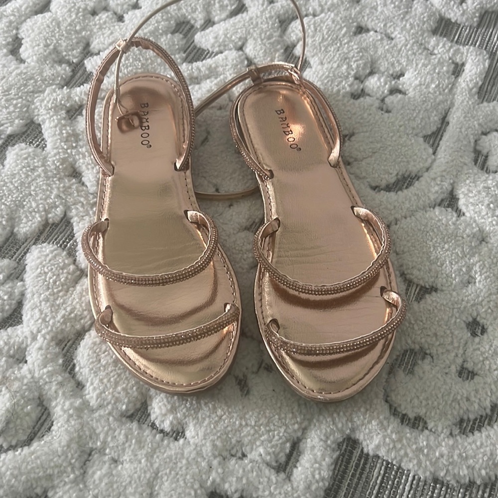 Rose Gold Sandals❤️